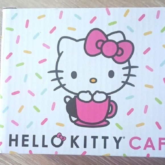 Sanrio Hello Kitty Cafe Mug with Sprinkles Exclusive New In Box 16 oz. Pink Bow - Picture 5 of 13